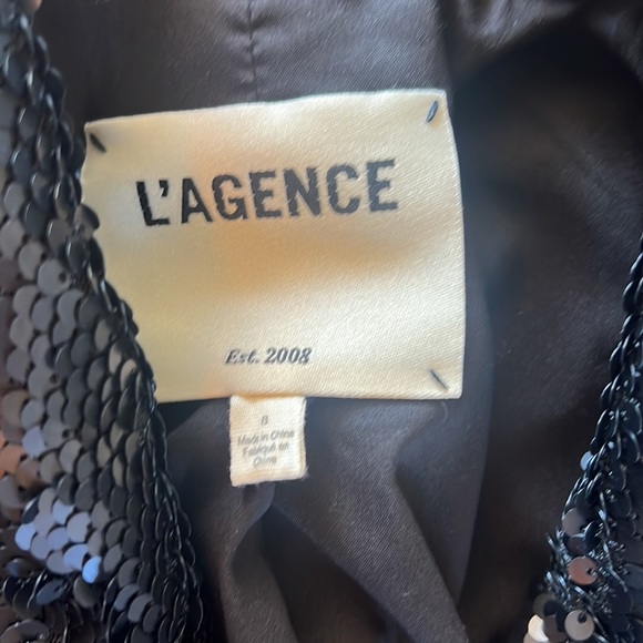 L Agence Sequin Kenzie Blazer size 8 - Picture 3 of 7